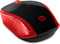 HP 200 - Draadloze muis - Ergonomisch - Rood