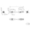Metz Connect 142M4D15100 - M12 Netwerkkabel - CAT 5e S/UTP 10.00 m - Groen