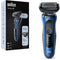 Braun 61-B1000s - Scheerapparaat - SensoFlex hoofd SensoFoil mesjes - Blauw