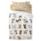 Happy Friday Duvet cover set 2 pieces Cats 100x135 cm (Cot) Multicolor