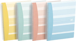 Spiraalblok Oxford Iconics B5 lijn 60vel assorti