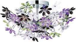 RL LIVE YOUR LIGHT FLOWER - Plafondlamp - 4x E14 max. 40W - Diameter 560 mm - Multi kleurige blaadjes