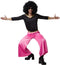 Dressforfun - Mannenkostuum Funky Disco Dancer - Tweedelig met gouden accenten - Zwart & Roze