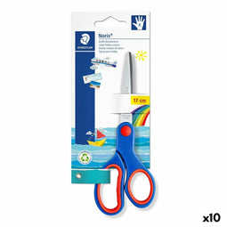 Schaar Staedtler Noris Blauw Roestvrij staal 17 cm (10 Stuks)