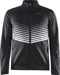 Craft Ideal Fietsjack - Heren - Warm winddicht waterafstotend - Zwart - XL