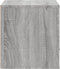 vidaXL - Wandschoenenkast - 70x35x38 - cm - massief - grenenhout - sonoma - grijs