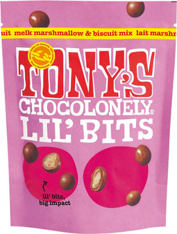 Tony's Chocolonely Lil'Bits - Melk Marshmallow & Biscuit Mix - 150g
