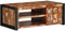 vidaXL - Salontafel - 90x50x36 - cm - massief - gerecycled - hout - meerkleurig