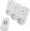 UNIVERSEEL - Set Van 3 Schakelstopcontacten En Afstandsbediening (2000W) - 54663