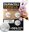 Duracell CR2032 - Lithium-knoopcelbatterij - Tot 70% langer mee - Babyveilige verpakking