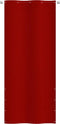 vidaXL - Balkonscherm - 100x240 - cm - oxford - stof - rood