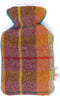 Kruik Paars Oranje - 500 ml - Harris tweed - Handgemaakt in Schotland - Caroline Wolfe Murray