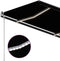 vidaXL - Luifel - automatisch - met - LED - en - windsensor - 3x2,5 - m - antracietkleur