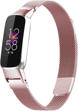 imoshion Milanees magnetisch bandje - Geschikt voor Fitbit Luxe - Roze - S