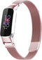 imoshion Milanees magnetisch bandje - Geschikt voor Fitbit Luxe - Roze - S