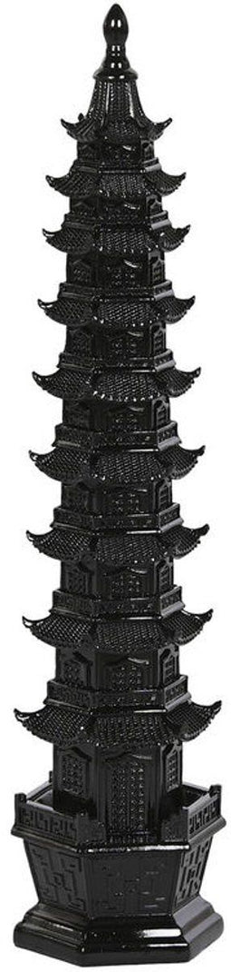 Decoratieve figuren Home ESPRIT Zwart Orientaals 9 x 9 x 41 cm