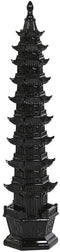 Decoratieve figuren Home ESPRIT Zwart Orientaals 9 x 9 x 41 cm