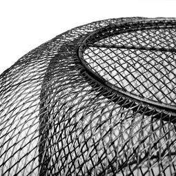 PTMD Belton Ronde Hanglamp Mesh - 59 x 46 x 27 cm - Ijzer - Zwart