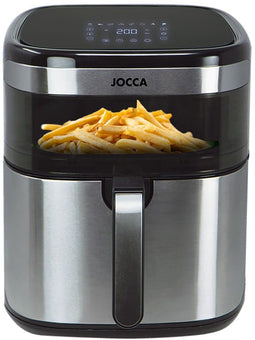 Jocca 2385 - Airfryer - 10L - RVS frontpaneel - Zilver