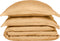 Coco & Cici - Bamboe Dekbedovertrek 260 x 220 cm - 2 Persoons Beddengoed - Okergeel - 2 Kussenslopen ( 60x70) - 100% Eco Bamboe