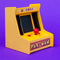 FIZZ Retro Desktop Mini Arcade Machine - Pac Man - LCD Scherm