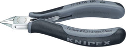 Knipex 77 52 115 ESD Zijsnijtang Spitse Platte kop 115mm ESD