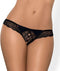 Obsessive - Miamor Kruisloze String Zwart L/XL