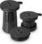 Nexxt Vouwbare Kruk - Opvouwbare Stoel - Verstelbare Hoogte 6-45 cm - Zwart