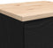 vidaXL - Garagekast - 60x51x85 - cm - massief - grenenhout - zwart