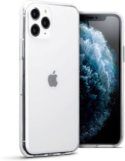 Qubits - Softcase hoes - Geschikt voor iPhone 11 Pro Max - Transparant