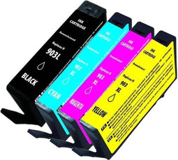 Second Life multipack voor HP 903XL Black 20ml Yellow Magenta Cyan 12ml Inkjet Cartridge hoge kwaliteit