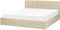 DREUX - Bed met opbergruimte - Beige - 180 x 200 cm - Polyester