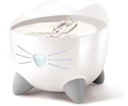 Catit Pixi Fountain - Kattendrinkbak - Roestvrijstaal - Ø20,5x20,5 cm Wit