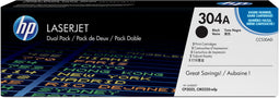 HP 304A - Tonercartridge - Origineel - Zwart (2 stuks)