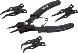 Kreator 150 mm - Borgveertang - 4 verwisselbare kaken - Zwart