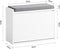 SoBuy FSR98-W - Schoenenbank - Gewatteerd kussen - Wit 60x26x46 cm