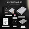 Beeperfect® Nail Dust Collector - Nagelstofafzuiger - Draadloos en Oplaadbaar - Zilver Zwart