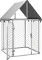 vidaXL - Hondenkennel - voor - buiten - met - dak - 600x200x150 - cm