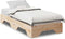 vidaXL - Bedframe - zonder - matras - stapelbaar - 90x190 - cm - massief - hout