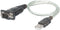 Manhattan 205146 - USB 1.1 Adapter - 1x USB 1.1 stekker A - 1x D-sub stekker 9-polig - Grijs