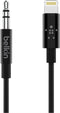 Belkin - 3,5mm-audiokabel met Lightning-connector - MFi-gecertificeerd - Zwart