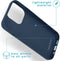 iMoshion Hoesje Geschikt voor iPhone 13 Pro Hoesje Siliconen - iMoshion Color Backcover - Donkerblauw