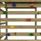 vidaXL - Speelhuis - met - klimwand - geïmpregneerd - grenenhout