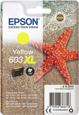 Epson C13T03A44020 - Inktcartridge - Origineel - Geel (1 stuk)