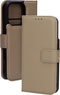 Mobiparts Leather 2 in 1 Wallet Case - Apple iPhone 16 Pro - Luxe leder met uitneembare backcover - Taupe