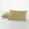 Kussensloop Alexandra House Living Lichtbruin 50 x 80 cm (2 Stuks)