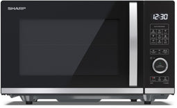 Sharp YC-QG204AE-B - Magnetron met grillfunctie - 800W magnetronvermogen - 1000W grillvermogen - 20L (1 stuk)