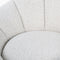 Richmond Draai fauteuil Kendall Wit bouclé