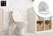 Home&Comfort D-vormige toiletbril - Softclose - Glanzend wit