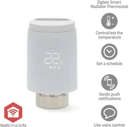 Nedis SmartLife - Slimme radiatorknop - Zigbee 3.0 - Wit